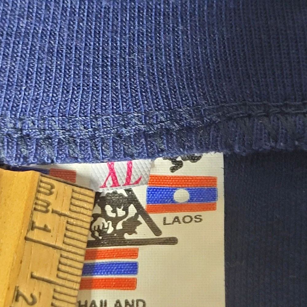 2x Golden Triangle XL Men's T‎ Shirt, China, Laos, Myanmar, Thailand Embroidered